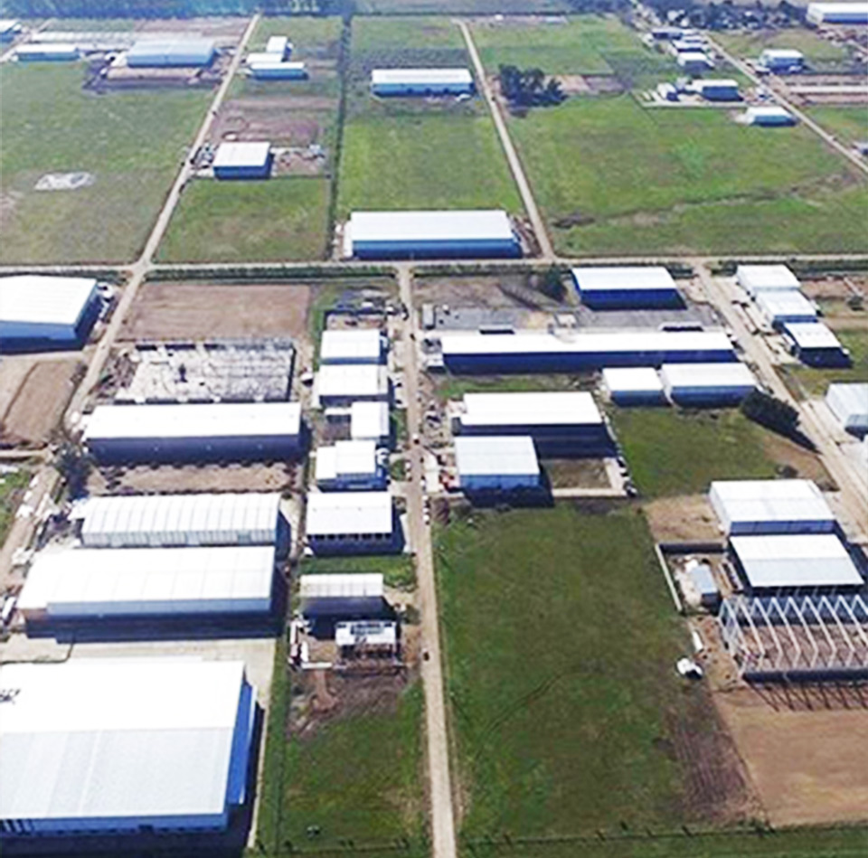 Imagen aérea del Parque Industrial Ezeiza