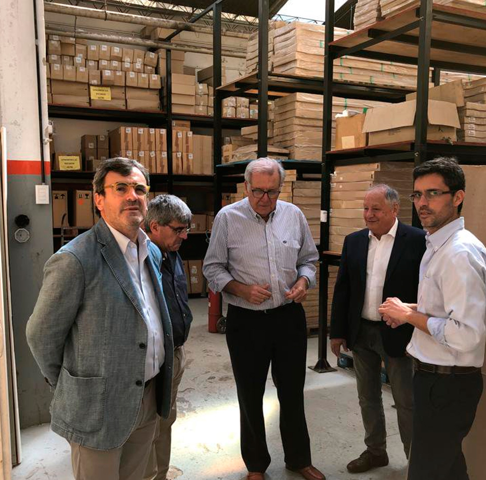 En una visita a la planta de tableros eléctricos Somarfer