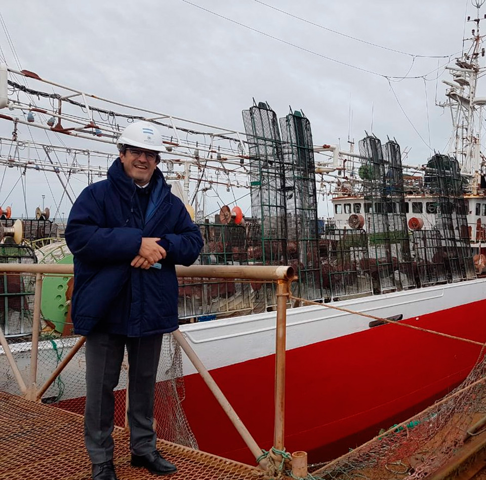 Visita en Mar del Plata al Astillero SPI