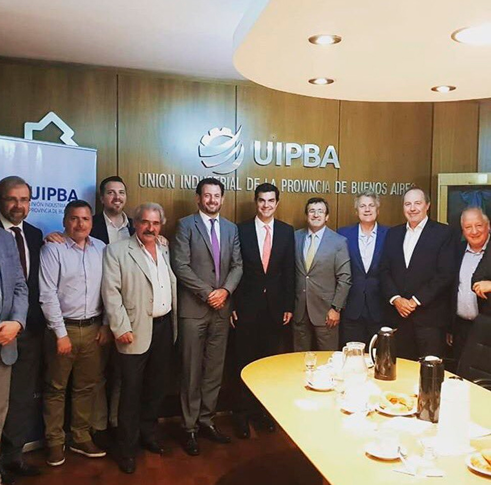 Visita a UIPBA del gobernador salteño, Juan Manuel Urtubey