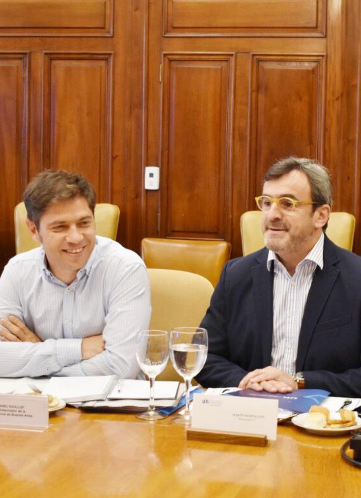 Reunión con el gobernador bonaerense, Axel Kicillof