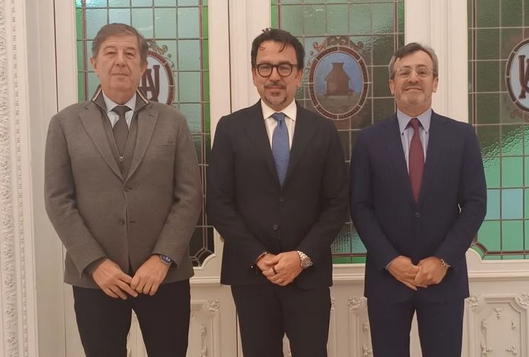 Encuentro en UIA con el embajador de Italia, Fabrizio Lucentini